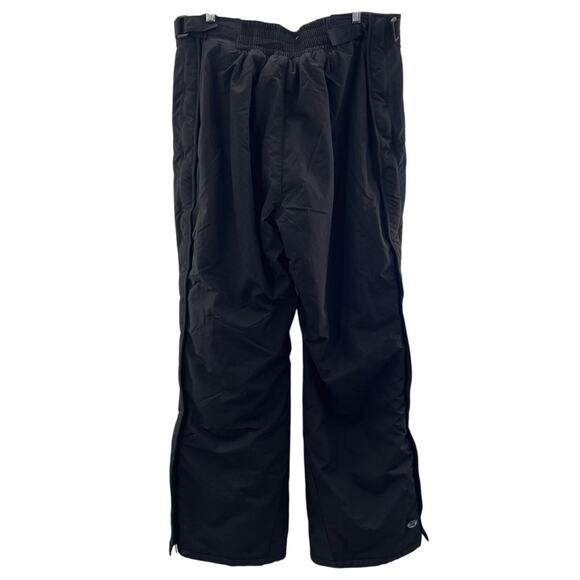 Slalom Men’s Nylon Performance Water Resistant Winter Ski Snow Pants Black XL - Picture 8 of 10